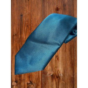 Andrea Franceschi Roma Italy Turquoise Tie 100% Silk 60" x 3.25" NWOT